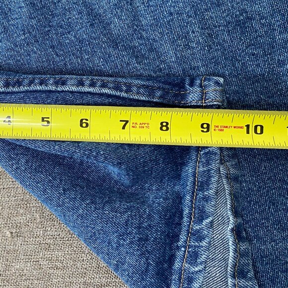 Wrangler Bermuda Denim Jean Shorts Men's 40 High Rise Blue Casual - Picture 10 of 15